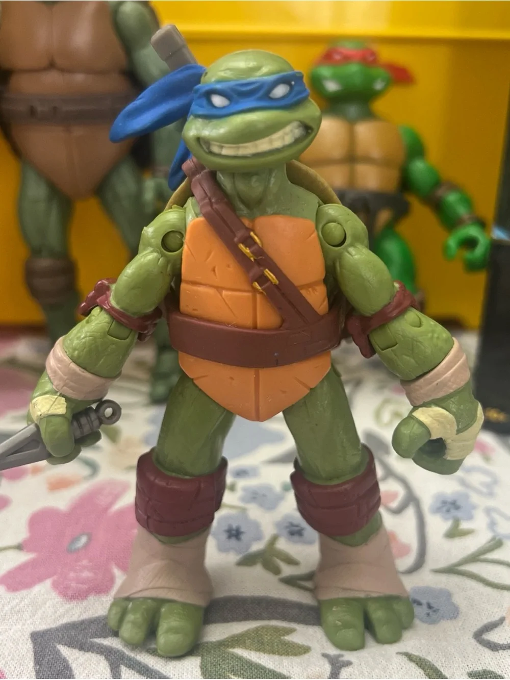 Teenage Mutant Ninja Turtles Nickelodeon Series Leonardo, Loose, Used.